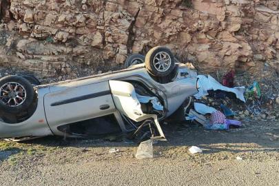 Adıyaman’da otomobil devrildi: 3 yaralı