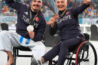 Aydınlı milli sporcu Uslu gümüş madalyanın sahibi oldu