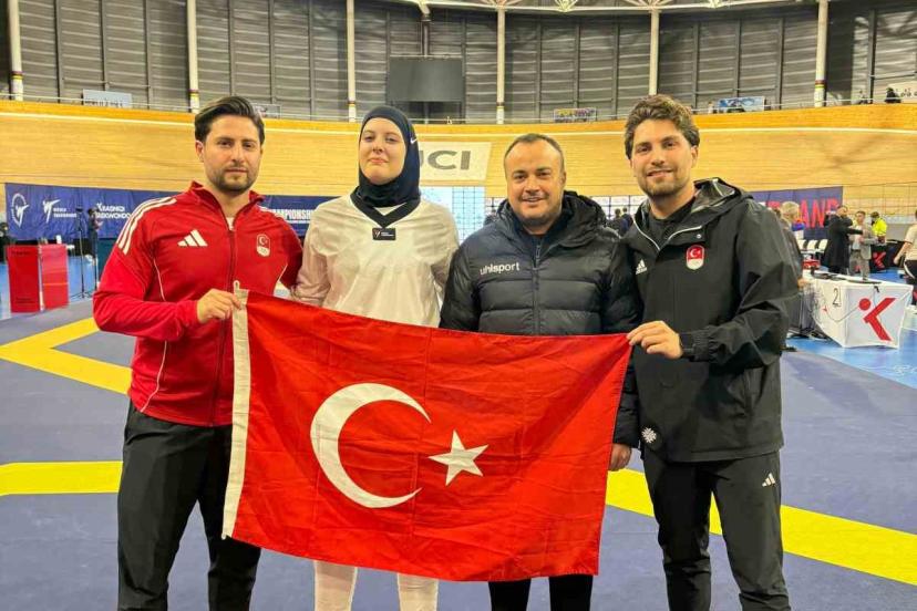 Aydınlı taekwondocu Avrupa şampiyonu oldu