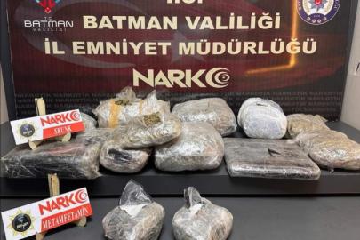 Batman’da uyuşturucu tacirleri hassas burun Hector’a yakalandı