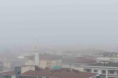 Batman’da yoğun sis etkili oldu