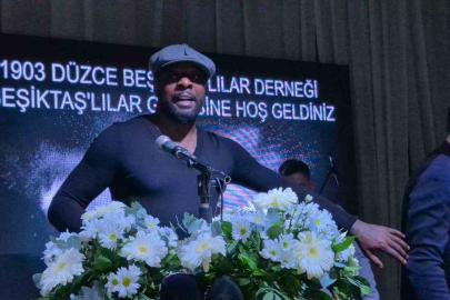Beşiktaşlı eski futbolcular, Düzce’de taraftarla buluştu