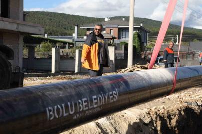 Bolu’da su kesintisine yol açan alt yapı sorunu düzeltiliyor