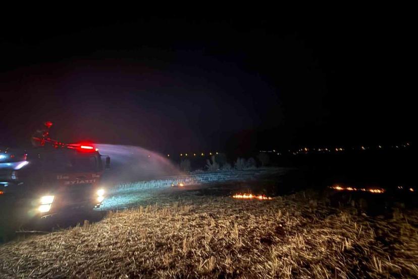 Bucak’taki arazi yangını söndürüldü