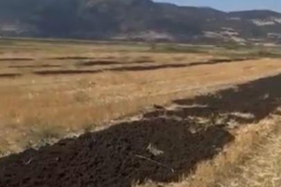 Burdur’da araziye arıtma çamuru döken firmaya 48 milyon 612 bin lira para cezası