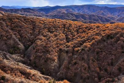 Çankırı’da mest eden sonbahar manzaraları