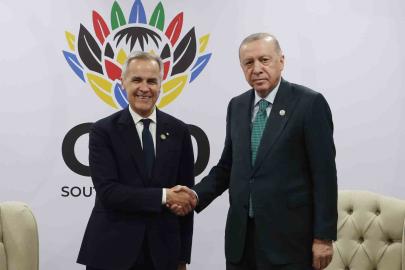 Cumhurbaşkanı Erdoğan, Kanada Başbakanı Carney ile bir araya geldi