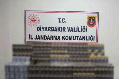 Diyarbakır’da kaçakçılık operasyonları: 10 bin dolu makaron, 3 bin paket sigara ele geçirildi