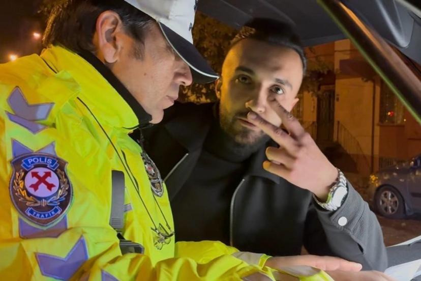 ‘Dur’ ihtarına uymayan alkollü sürücünün rahatlığı pes dedirtti