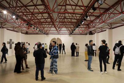Düzce Üniversitesinde "İçinde Bir Şey" sergisi açıldı