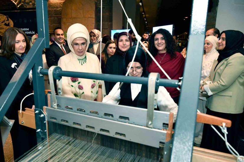 Emine Erdoğan: "Sof kumaşının desenlerindeki zevkiselim ve dokumasındaki ustalık, onu 16. ve 17. yüzyıllarda dünyaca tanınan bir kumaş haline getirmiştir"