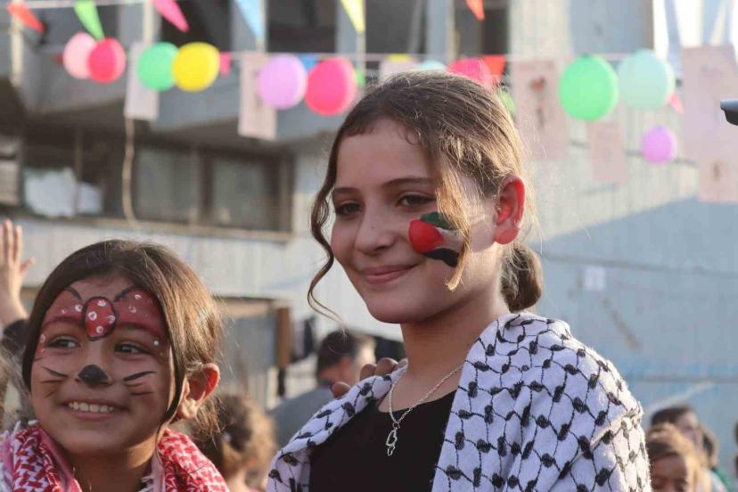 Gazze’de Çocuk Sinema Festivali düzenlendi