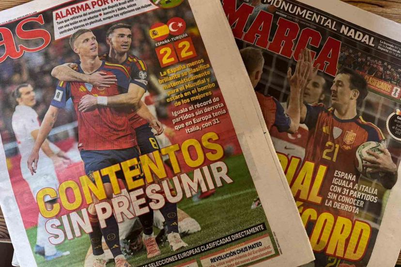 İspanyol basınından İspanya - Türkiye maçı manşetleri