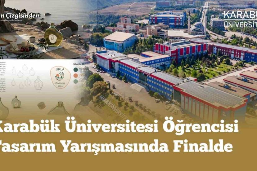 Karabük Üniversitesi öğrencisi tasarım yarışmasında finale yükseldi