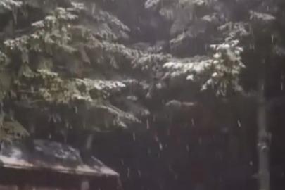 Kartepe’ye mevsimin ilk karı düştü