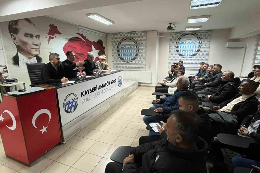 Kayseri U14 Ligi fikstür çekimi yapıldı