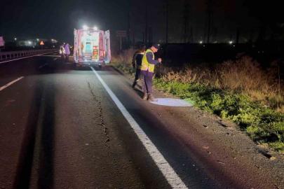 Kırklareli’de aracın çarpması ile metrelerce uzağa savrulan şahıs hayatını kaybetti