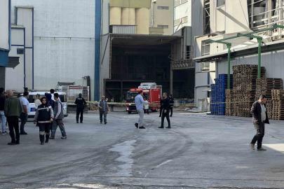 Konya’da fabrikada gaz sıkışması sonucu parlama