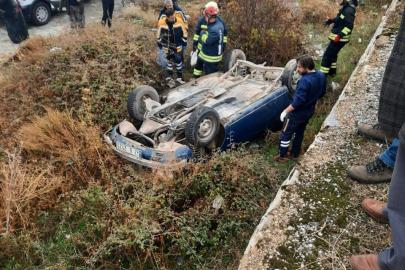 Konya’da otomobil takla attı: 1 ölü