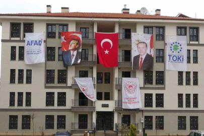 Malatya’da deprem konutlarının anahtar teslimi sürüyor