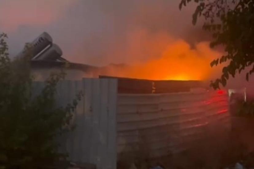 Malatya’da ev yangını