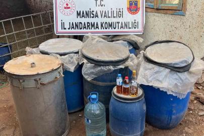 Manisa’da 82 litre sahte içki ele geçirildi