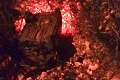 Menteşe’de araç dereye uçtu: 1 yaralı