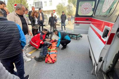 Menteşe’de otomobil yaşlı adama çarpıp kaçtı