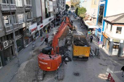 Mustafakemalpaşa ilçesinin altyapısı, yeniden inşa ediliyor