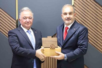 Osmaniye TSO heyeti Başkan Alan ile bir araya geldi