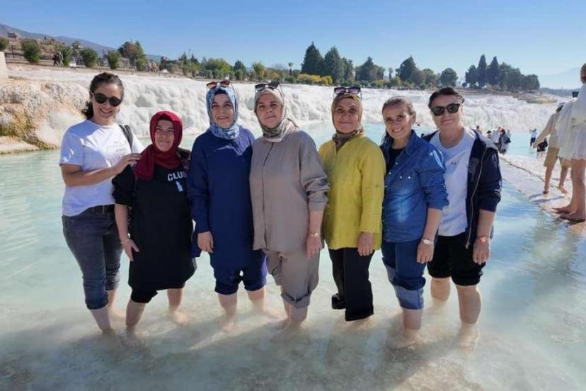 Pamukkale ve Kaklık Mağarası turları yoğun ilgi görüyor