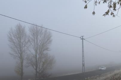 Patnos’ta yoğun sis yaşamı olumsuz etkiledi