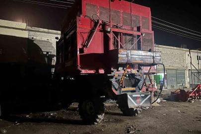 Şanlıurfa’da biçerdöverin 1 milyon TL değerindeki parçaları çalındı
