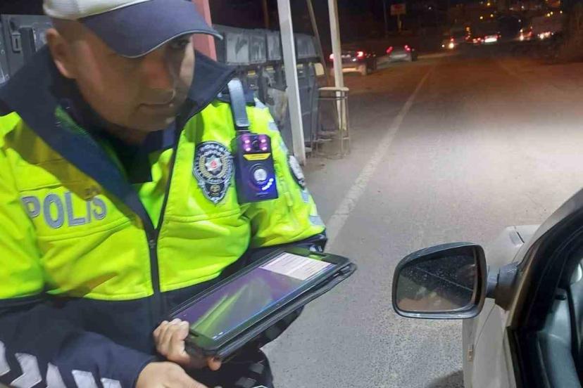 Şırnak’ta trafik polisleri tam kadro kameralı görevde