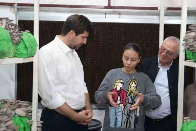 Tarsus’ta istiridye mantarı kursunda ilk hasat sevinci