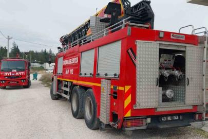 Tavşanlı’da yangın korkuttu