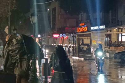 Tekirdağ’da sağanak yağış etkili oldu