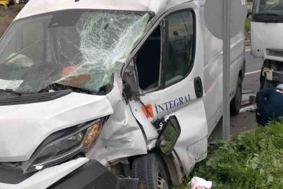 Tekirdağ’da trafik kazası: 1 yaralı