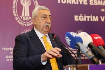 TESK Başkanı Palandöken: "Az kazanandan az, çok kazanandan çok vergi alınmalı"