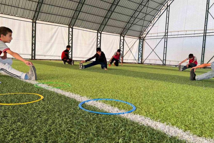 Varto’da futbol kursu sürüyor