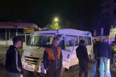 Yolcu minibüsü ile cip çarpıştı: 3 yaralı