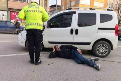 5 dakikada önce taburcu oldu kazada yaralandı