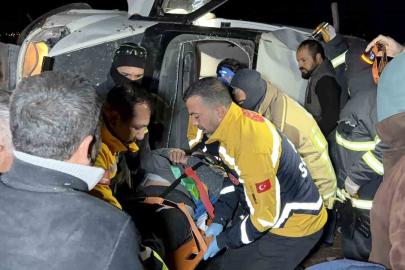 Adıyaman’da minibüs takla atarak devrildi: 4 yaralı