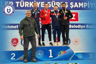 ADÜ’lü güreşçi Türkiye şampiyonu oldu