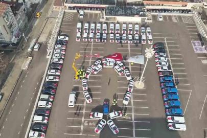 Amasya’da emniyet ve jandarma teşkilatına 71 yeni araç