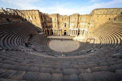 Askeri üs olarak da kullanıldı, İslam tarihinde de önemli bir konuma sahip "Busra Antik Kenti"