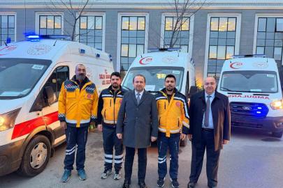 Aydın’a tahsis edilen yeni ambulanslar hizmet için yola çıktı