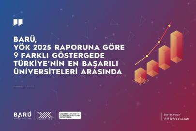 BARÜ, 9 farklı göstergede Türkiye’nin en başarılı üniversiteleri arasında