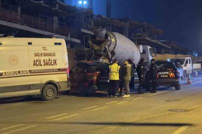 Beton mikserini temizlerken feci şekilde can verdi