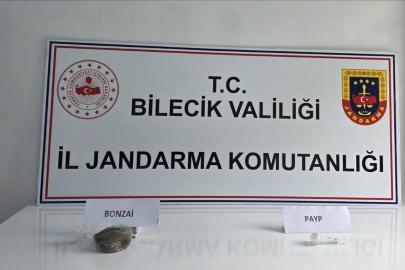 Bilecik’te jandarmanın şüphe üzerine durdurduğu araçtan uyuşturucu çıktı